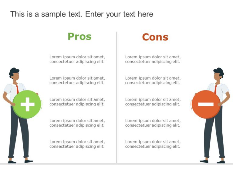 Animated Pros And Cons Powerpoint Template Slideuplift